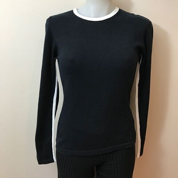 𝅺knit sweater with cable trim detail 💚 - Picture 3 of 11